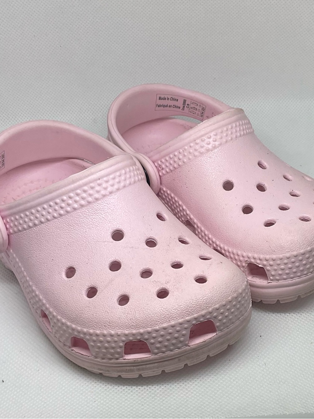 Crocs toddler size 6 Pink Clog Sandals